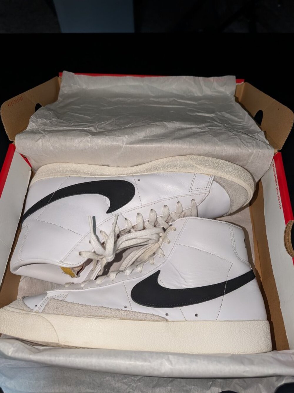 Nike Blazer Mid '77 Vintage – White/Black (Men's 11.5) - Picture 4 of 10
